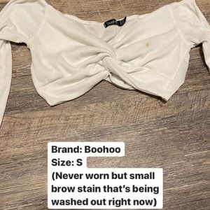 Small, crop top